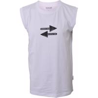 Hound tanktop hvid – sporty drenge top med sort print