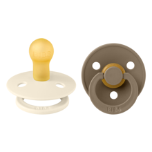 BIBS - Colour Pacifier - Ivory/Dark oak - Str.1
