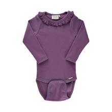 Minymo - Body L/S Rib - Grape Jam