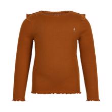 Minymo - Bluse L/S Rib - Glazed Ginger