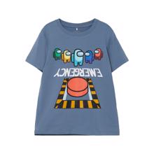 Name It - T-shirt S/S - Jenci Amongus - China Blue