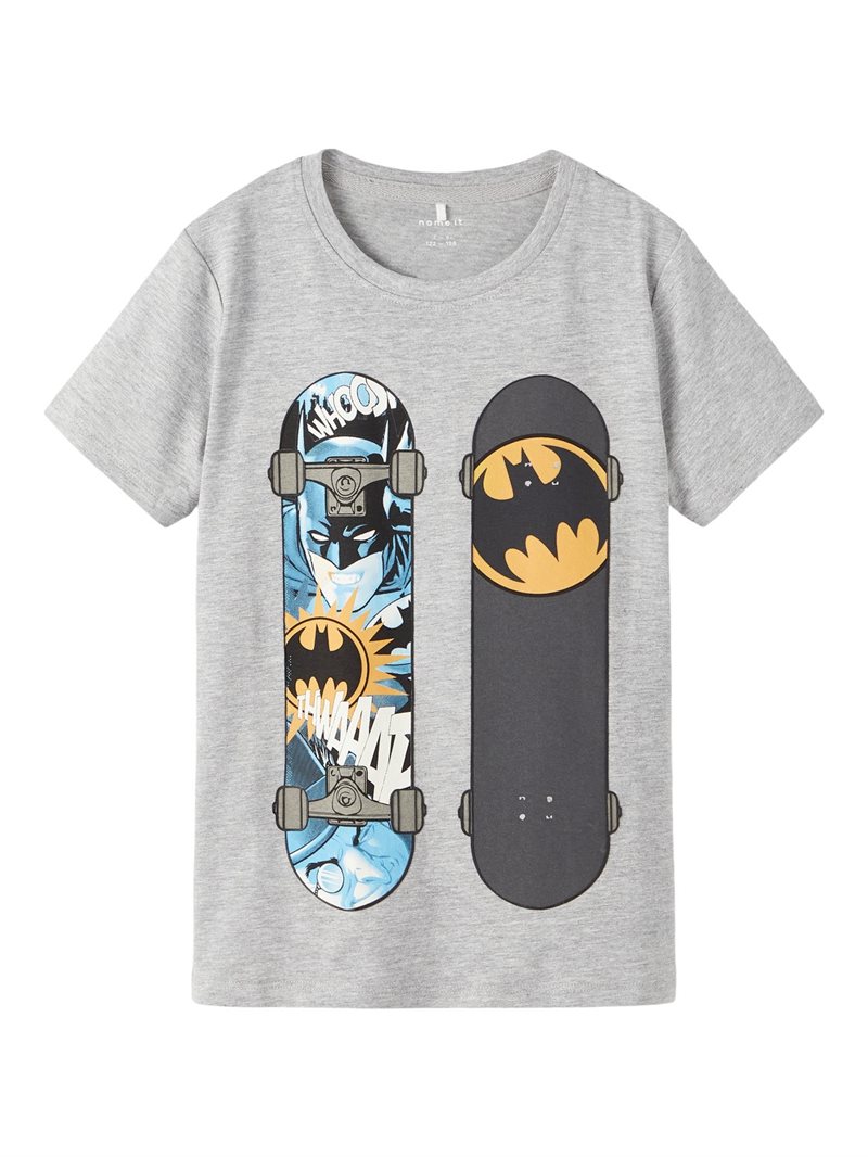 Name It - T-shirt S/S - Jesse Batman - Grå