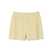 LMTD Nunne shorts i mellow yellow – lyse gule ribshorts med elastik til piger