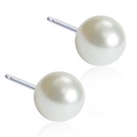 Blomdahl - Øreringe - NT Pearl 6 mm - White