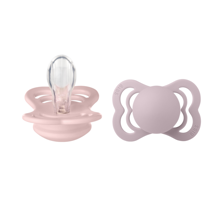 BIBS - Supreme pacifier - Blossom/Dusky Lilac - Str.1