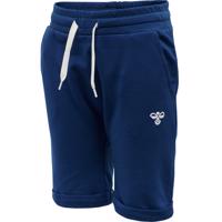 HUMMEL Flicker shorts i marineblå med hvidt logo og snøre