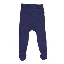 Joha - Navy - Uld/Silke - Leggings m. fod