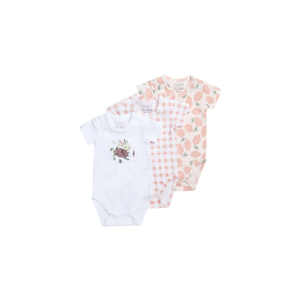 Hust & Claire - Body S/S - Turtle 3 pk.