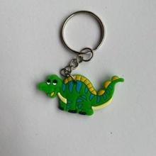 Unique Sparkles - Nøglering - Dino - Grøn