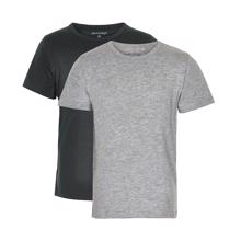 Minymo - T-shirts 2 pk. - Antrazite black