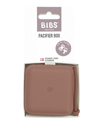 BIBS Pacifier Box i farven Woodchuck set forfra i emballage