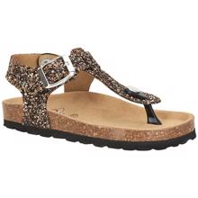 Sofie Schnoor - Sandal - Black/gold glitter