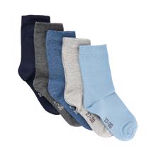 Minymo - Strømper 5 pk. - Dark navy
