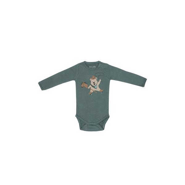 Kids Up Baby - Body L/S - Wilmer - Grøn