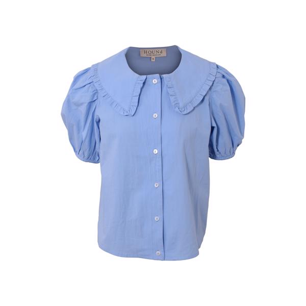 HOUNd GIRL - Collar bluse - Light blue