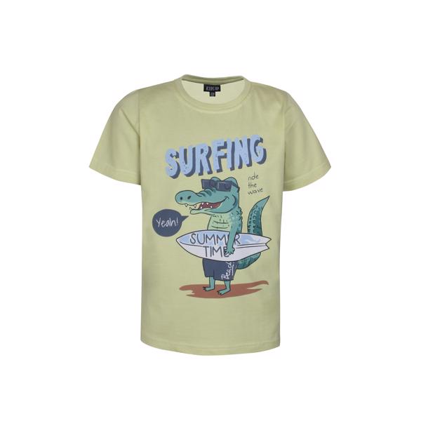 Kids up - T-shirt - Surf - Grøn