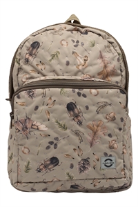Mikk-Line turtaske i farven Cloud Gray med botanisk print