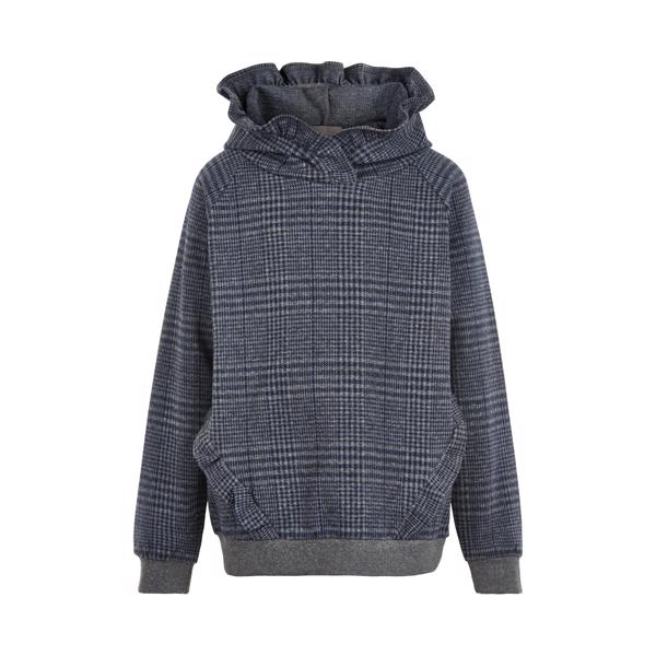 Creamie - Sweatshirt - Checks - Mid Grey Melange