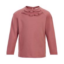 Creamie - Bluse L/S - Ruflle - Withered Rose