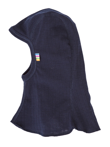 Navy elefanthue i uld set forfra