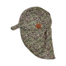 Mikk-Line solhat med bindebånd og floral print – set fra siden