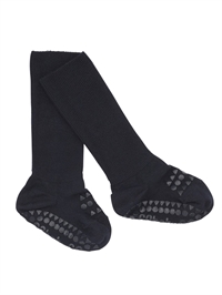 GoBabyGo skridsikre strømper i farven dark blue set fra siden