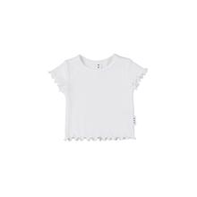 HUX BABY T-shirt - Rib - Cremehvid