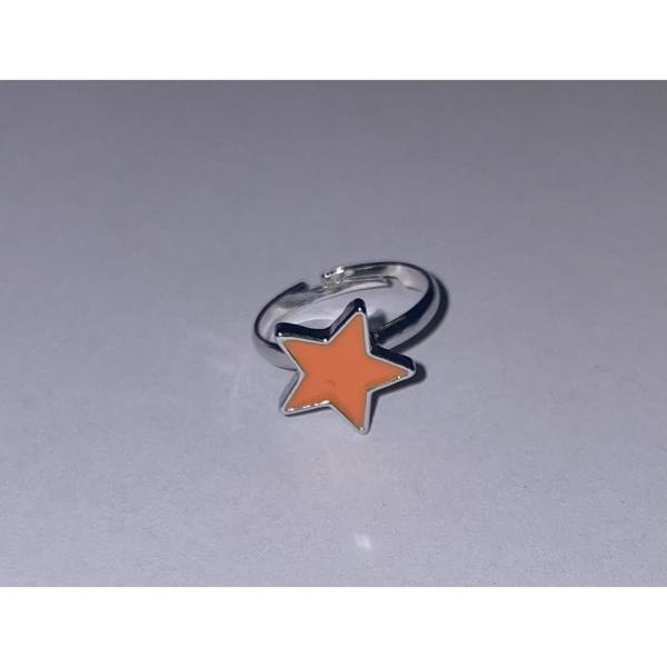 Höjtryk - Justerbar ring - Orange stjerne 