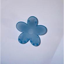 Höjtryk - Hårklemme  - Blå blomst