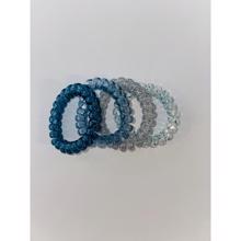 Unique Sparkles - Elastiker - Twist - Blå
