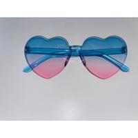 Unique Sparkles - Solbrille - Heart - Blueberry