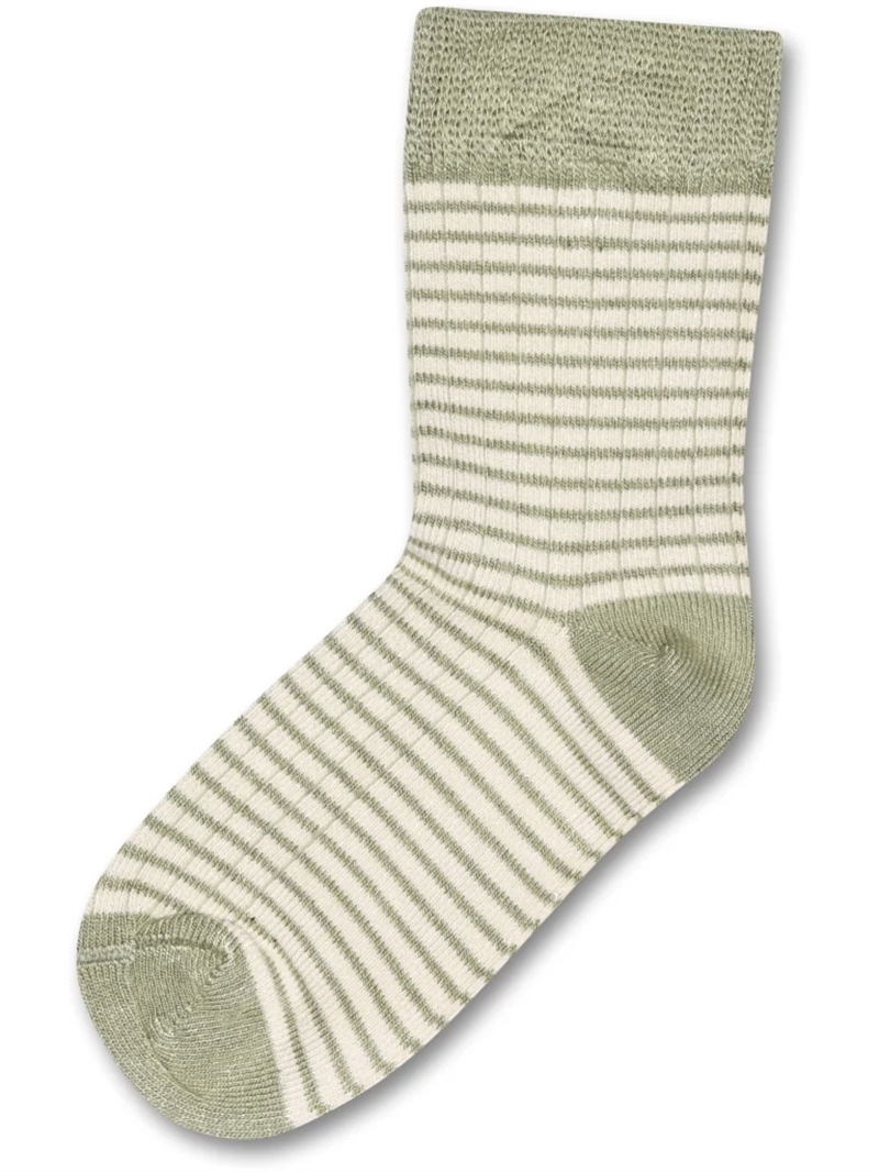 MiniPop bambusstrømper Green Shadow – set forfra