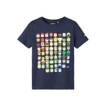 Name It - T-shirt S/S - Joost Roblox - Dark Sapphire