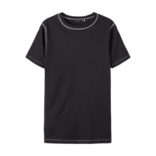 LMTD - T-shirt S/S - Ontrast - Black