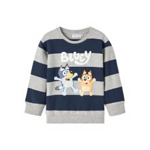 Name it - Loose Sweatshirt - Stan Bluey BRU BFU - Grey melange