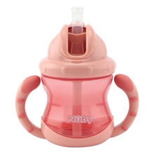 Nûby - Drikkekop m. sugerør - Pink