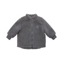 Sofie Schnoor - Teddyjakke m. fleece - Dark Grey