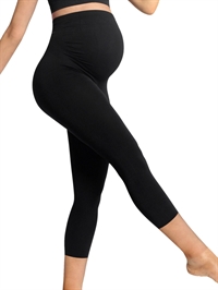 Carriwell - Graviditets leggings 3/4 - Sort