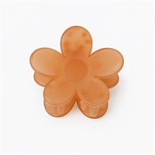Höjtryk - Hårklemme  - Orange blomst