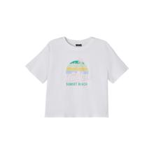 LMTD - T-shirt - Halibu - Bright White