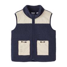 Name It - Teddy Vest - Kasper - Dark Sapphire