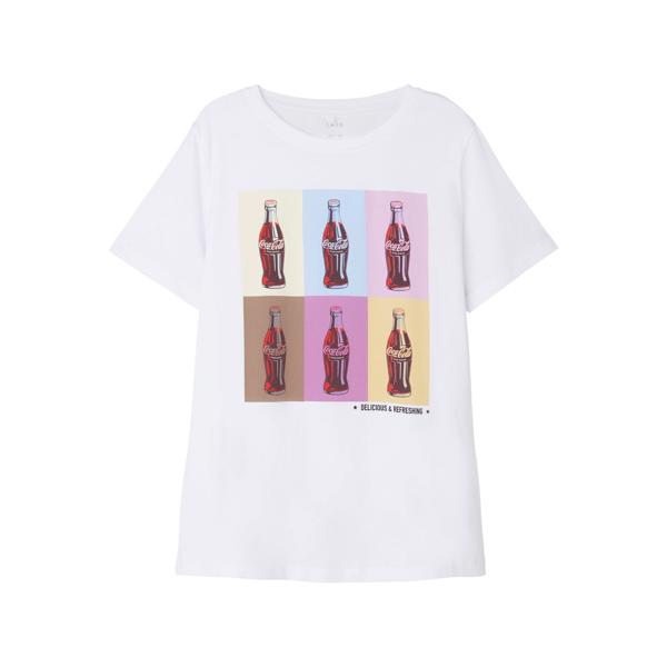 LMTD - T-shirt - Janne Cocacola - Bright White