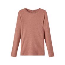 Name It - Bluse L/S - Kab - Cognac/Melange