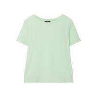 LMTD Nunne t-shirt i patina green – rib t-shirt med korte ærmer til piger