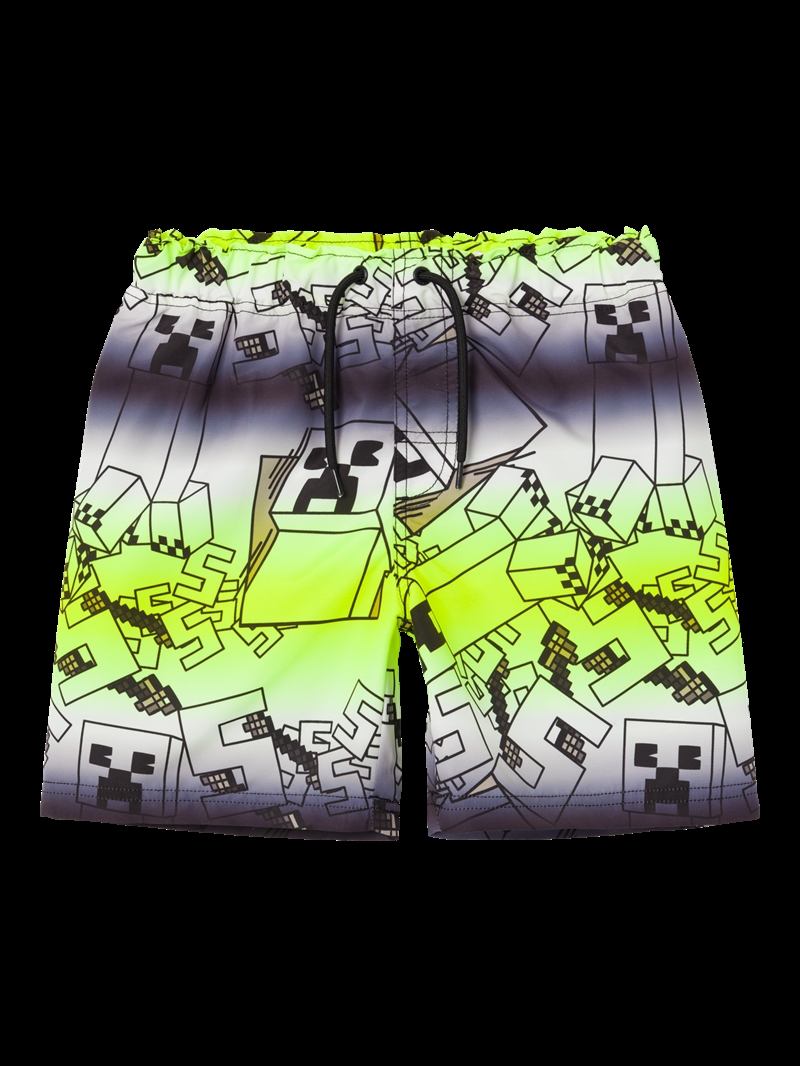 Name it - Badeshorts - Minecraft - Safty Yellow