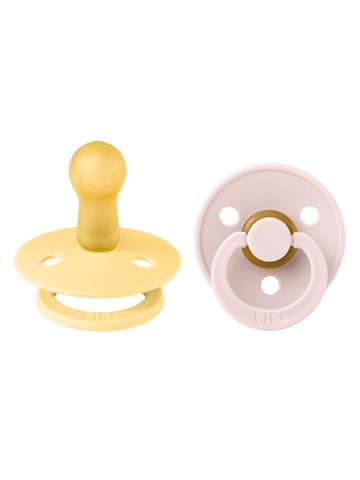 BIBS - Colour Pacifier - Pale Butter/Petal