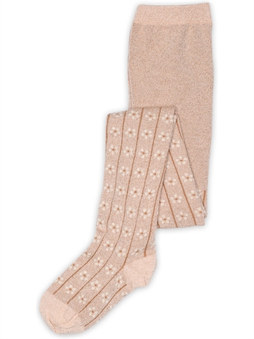 MP oline strømpebukser i farven rose dust set fra siden