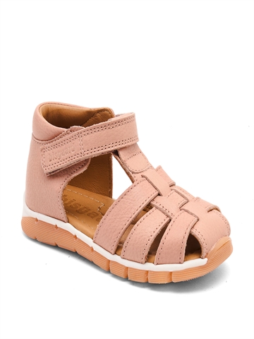 Bisgaard billie sandal i nude set forfra