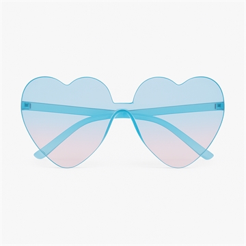 Unique Sparkling Accessories - Solbrille - Heart - Blueberry