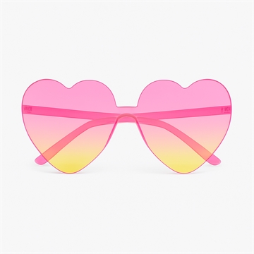 Unique Sparkling Accessories - Solbrille - Heart - Pinkapple